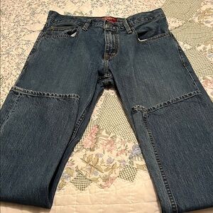 Arizona Jean Company Relaxed Fit Dark Blue Jeans